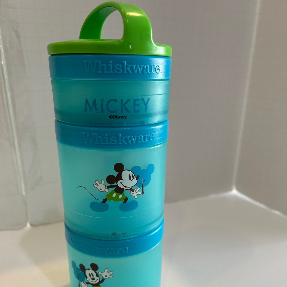 Whiskware Stackable Containers Mickey & Pluto